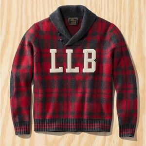 L.L.Bean x Todd Snyder Heritage Buffalo Check Wool Sweater